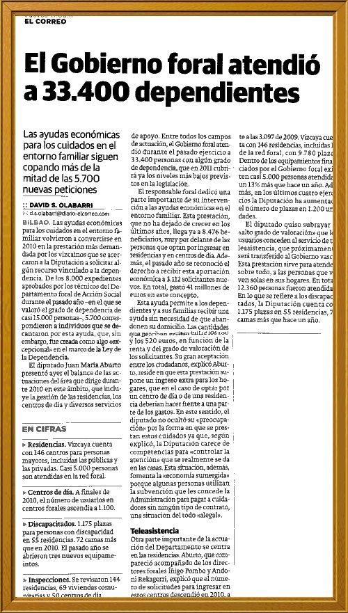 RODANDO SOBRE ESCALERAS: 33400 Dependientes